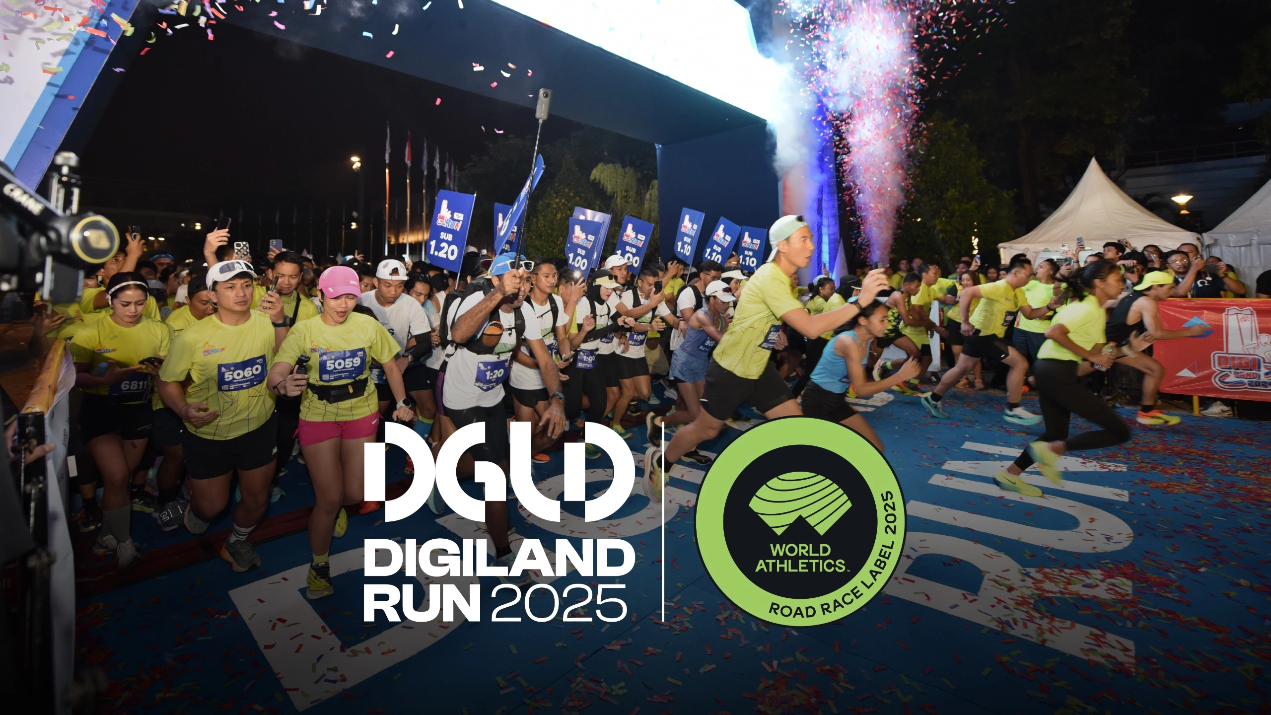 Digiland Run 2025 Resmi Sandang World Athletics Label Road Races